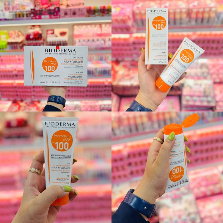 ضد آفتاب بی رنگ بیودرما spf100